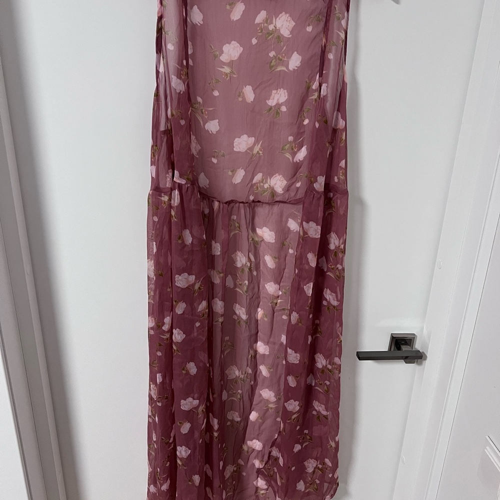 Lauren Conrad Sheet Floral Sleeveless Cardigan